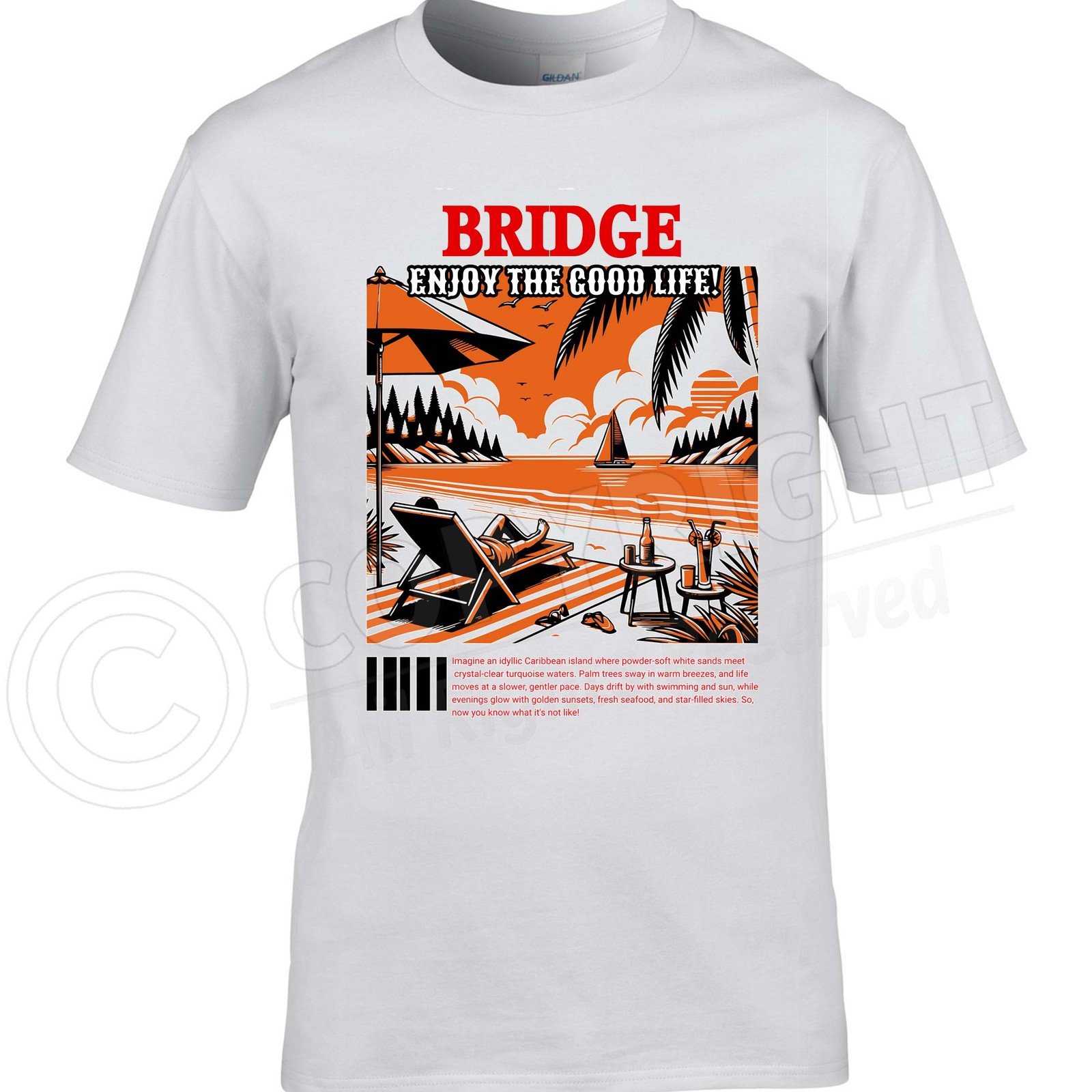 BRIDGE Place T-Shirt Home Birth Love Hate Funny Men’s