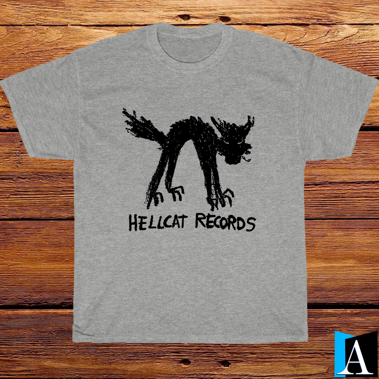 New Shirt Hellcat Records Artists Label Logo Black/White/Grey/Navy T-Shirt S-5XL