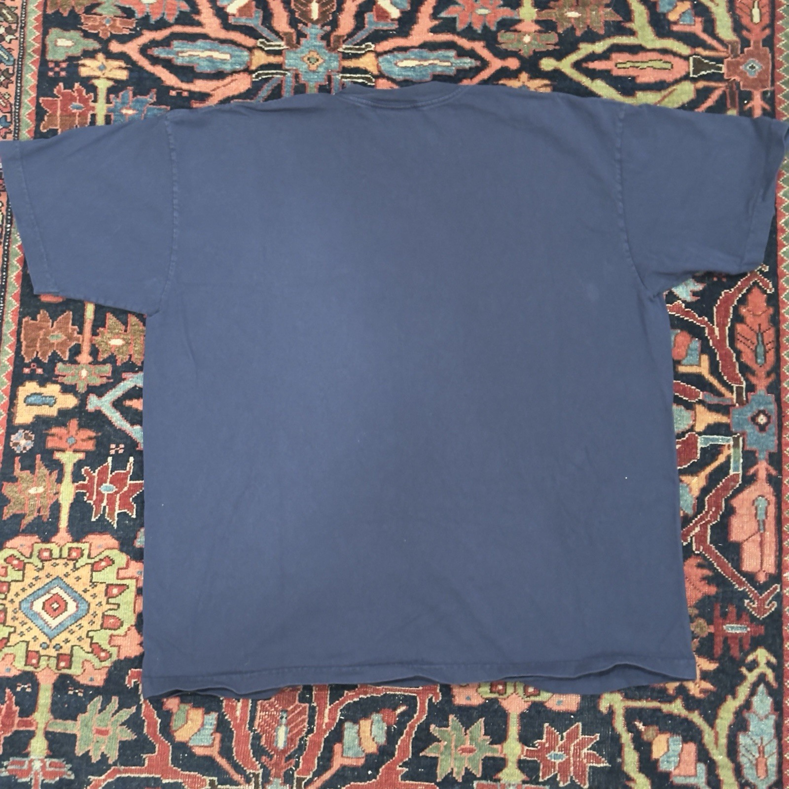 Online Ceramics Rules To Live By Tee Navy XL Commandments Hand-Printed Pre-Owned