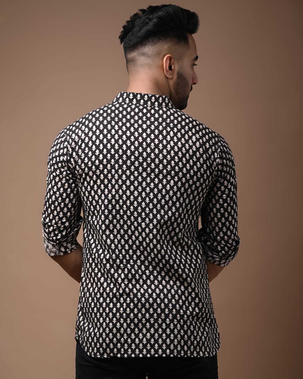 New! Pure Cotton Hand Block Print Short Kurta Pure Cotton for Men