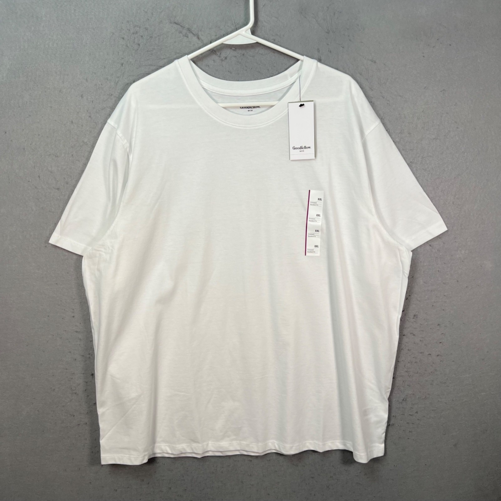 Goodfellow & Co White Crewneck T-Shirt Mens XXL Standard Fit NEW!