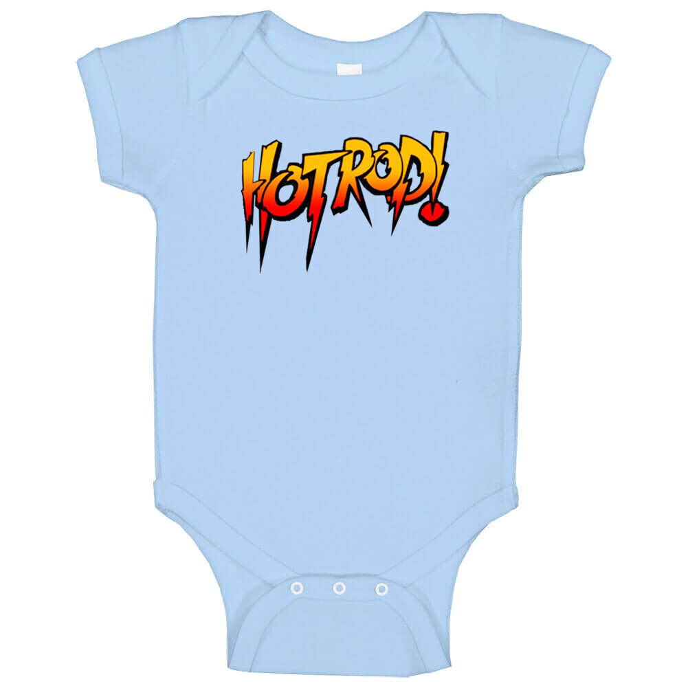 Hot Rod Rowdy Roddy Piper Retro Wrestling Baby One Piece