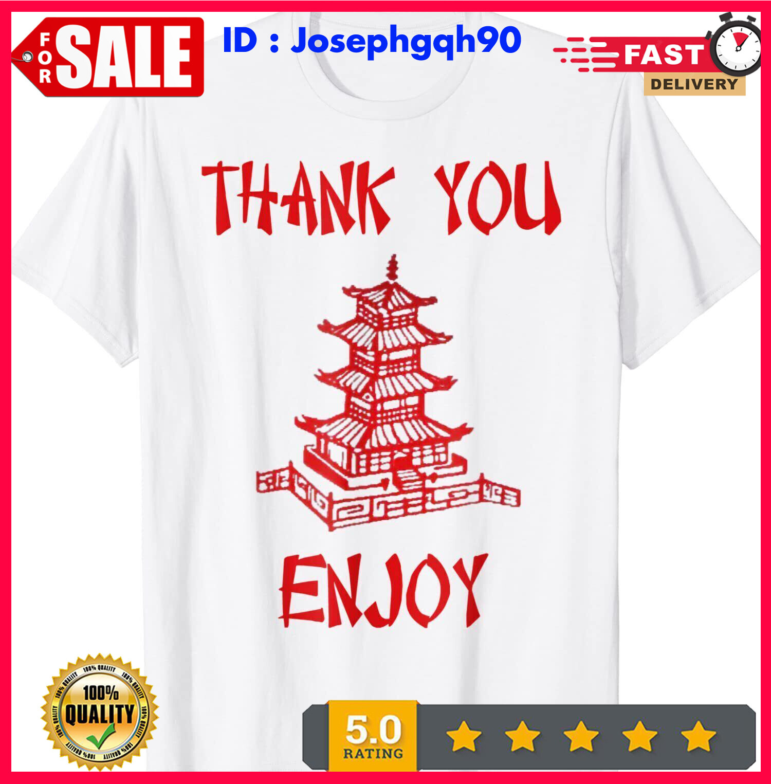 2025/NEW LIMITED Chinese Take Out Thank You Enjoy 64000 T-Shirt S-5XL