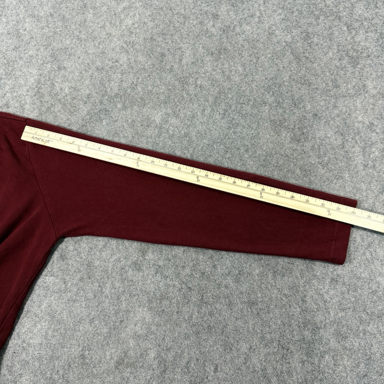 Covington Long Sleeve Pullover Ribbed Knit V-Neck Shirt Fits Men’s Sz Large Red