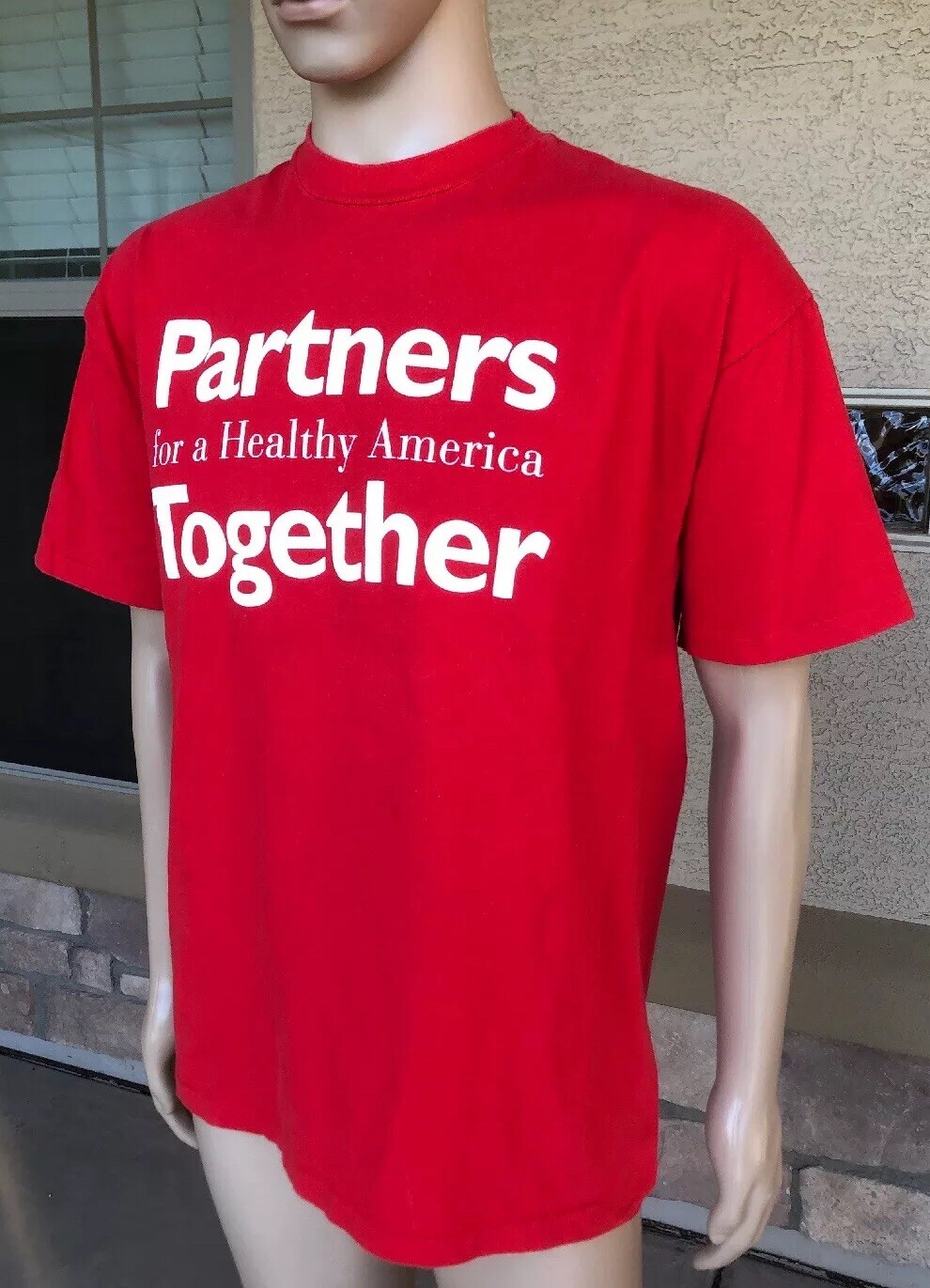 Vintage 90s Partners For A Healthy America T Shirt The Ohio State Hanes USA XL