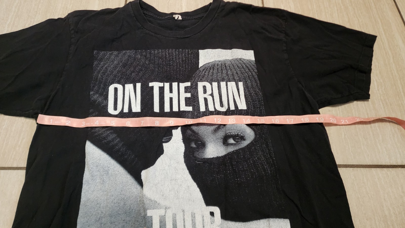 Jay Z & Beyoncé On The Run 2014 Tour Concert T-Shirt | 2-Sided Mens Black