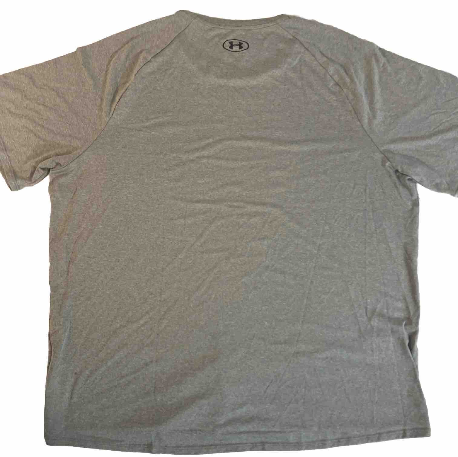 Under Armour The Tech Tee Mens 3XL Gray Crew Neck Short Sleeve T-Shirt