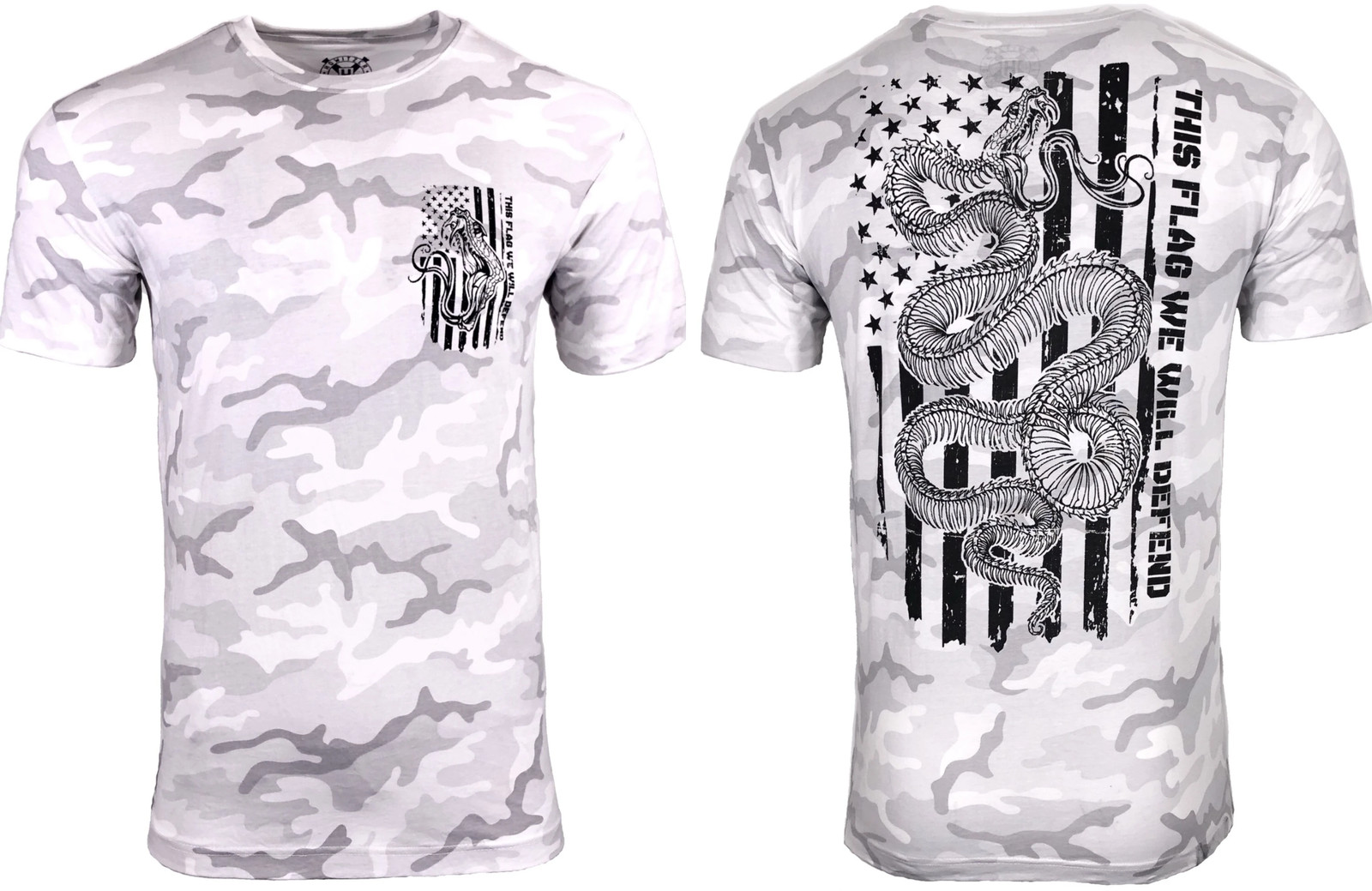 HOWITZER Men’s T-Shirt DEFEND FLAG Military Grunt White S M L XL 2XL 3XL 4XL