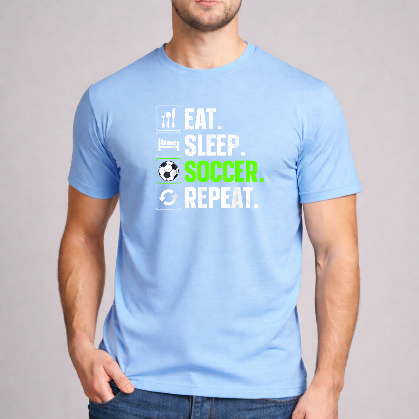Soccer Shirt Funny Sarcastic Soccer Routine Art Graphic Men Boys Sport Fan