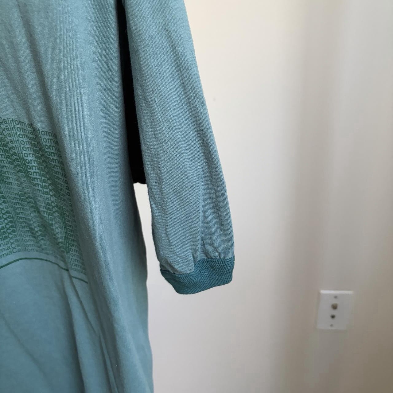 Vintage 90s San Francisco Retro Casual Mens L Trippy Ringer California Tee