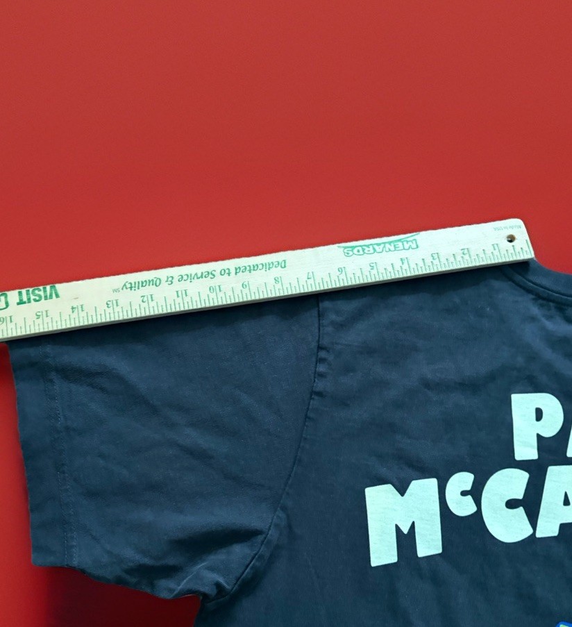 Paul McCartney Got Back Tour 2025 Merch Band Shirt City Stops Two Sided Medium
