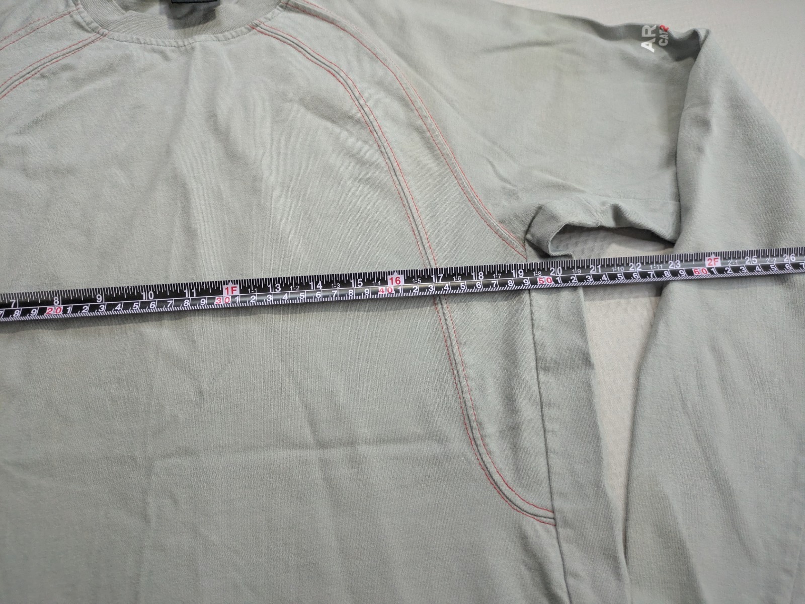 Ariat Work FR Work Knit Shirt Mens M Sleeve CAT 2 2112 Fire Resistant Grey