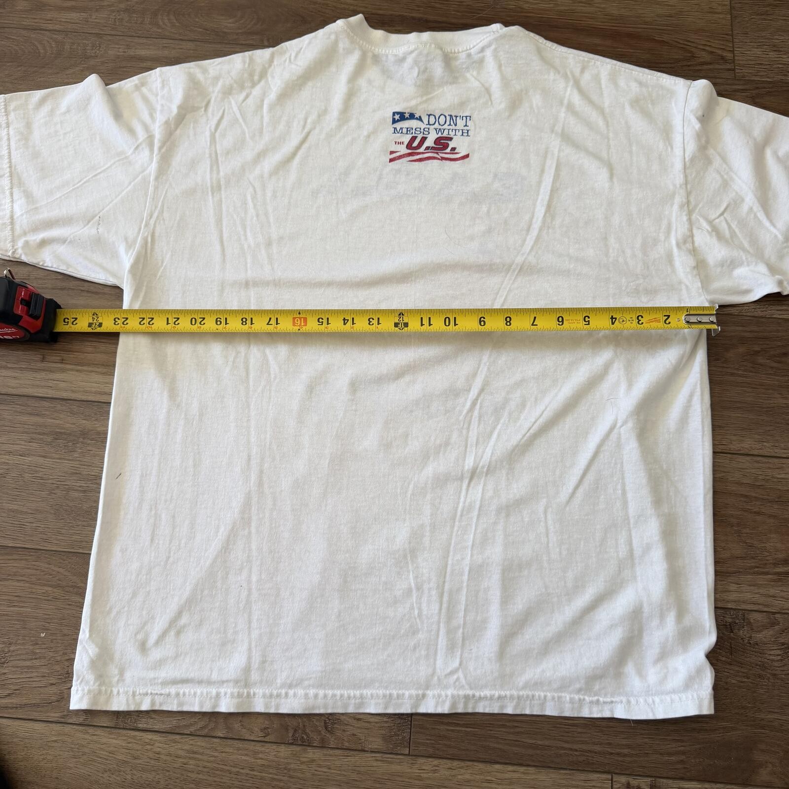 Vintage Y2K Post 9/11 “The Eagle Will Fly” 2001 T Shirt XL