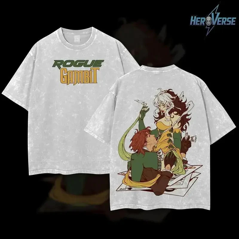 Rogue And Gambit T-Shirt, Character Comics TV Series Graphic Design Unisex