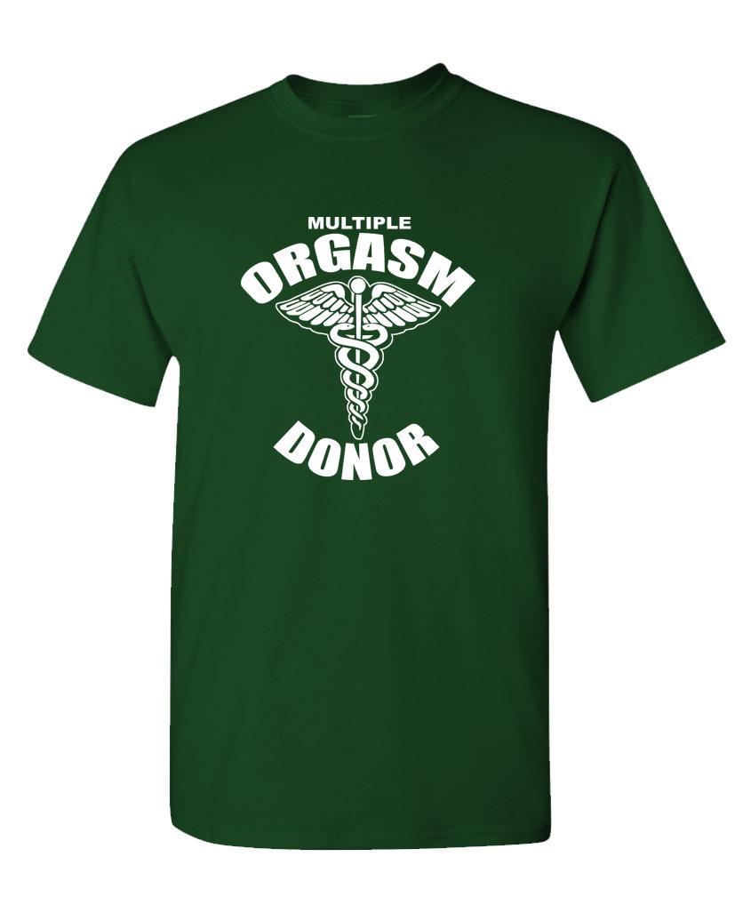 MULTIPLE ORGASM DONOR – Unisex Cotton T-Shirt Tee Shirt