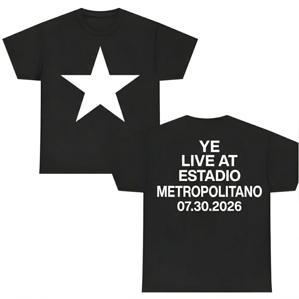 Kanye West Ye Live Madrid Spain July 30 2026 T-Shirt Unisex All Sizes CB1977