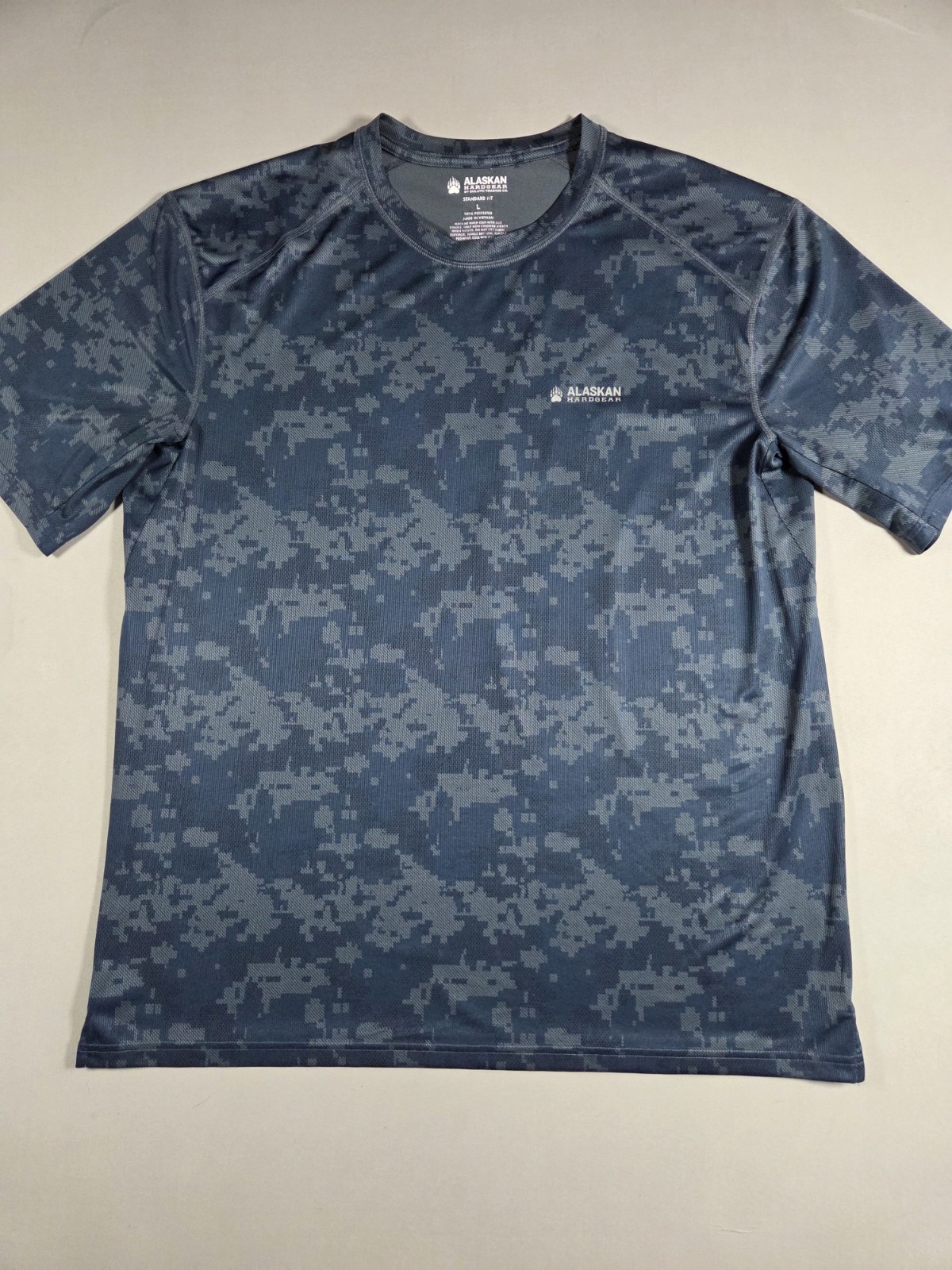 Alaskan Hardgear Digital Camo Navy T Shirt Camouflage Short Sleeve Duluth Large