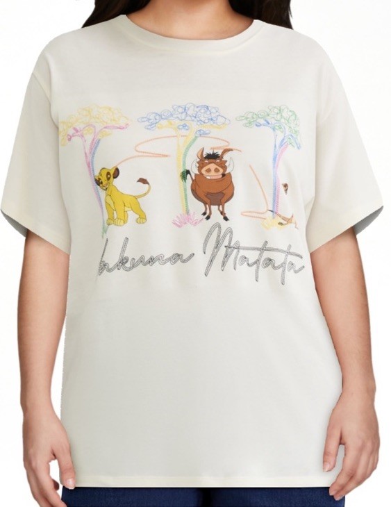 Disney Lion King Hakuna Matata T Shirt Mens M (8-10) Samba Timon Pumbaa Cartoon