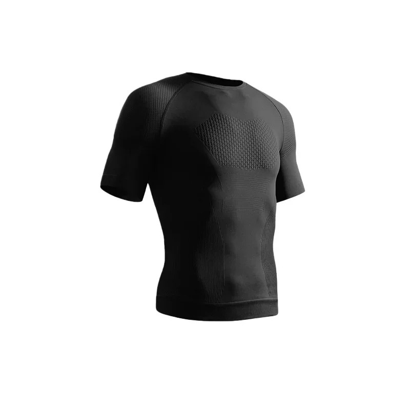 Summer Men Compression Gym Running T Shirt Breathable Short Sleeve T-Shirt Man C