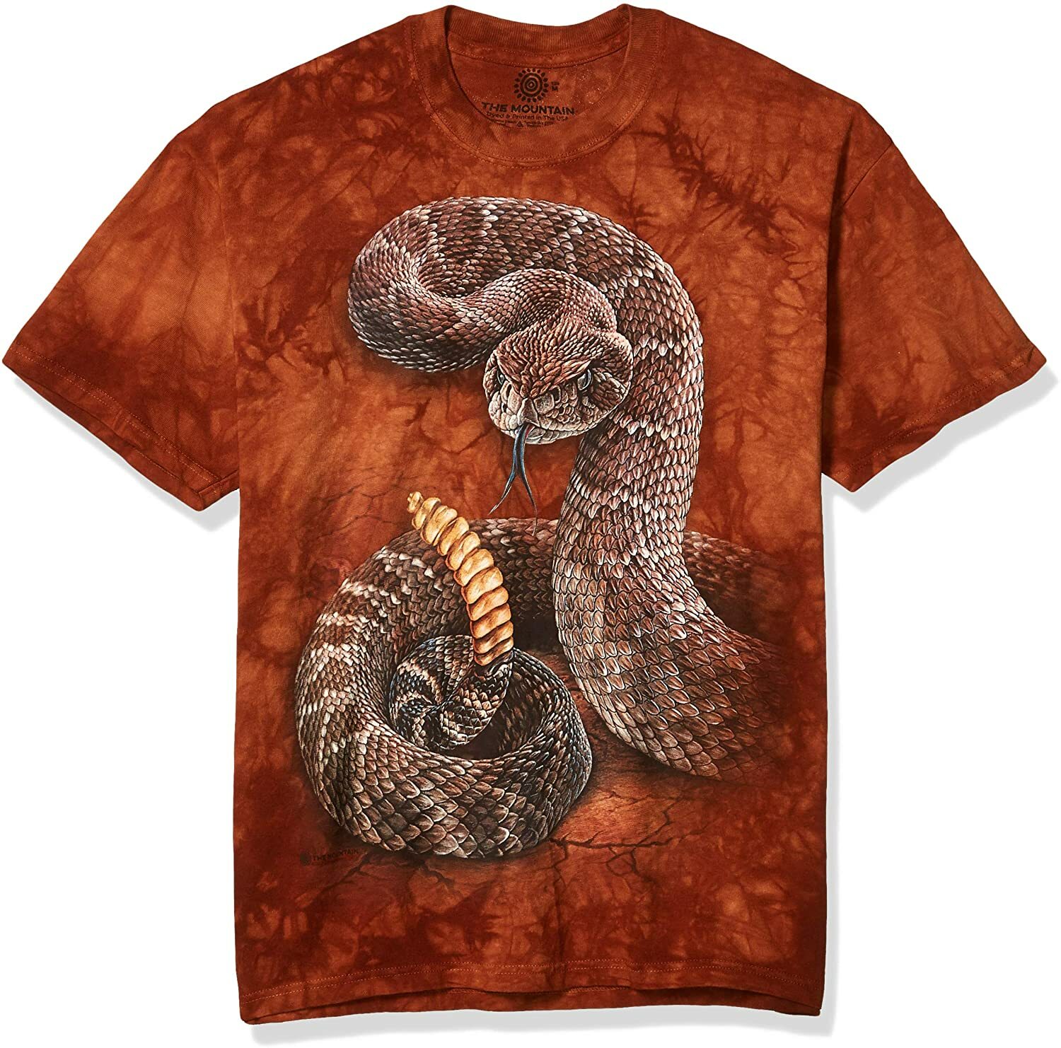 Rattlesnake Snake Charmer Diamondback Reptile Venom The Mountain T-Shirt S-5X
