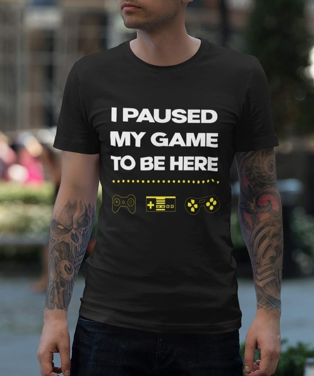 BROOKLYN VERTICAL 2-Pack Video Gamer Gaming Short Sleeve Crew Neck T-Shirt with