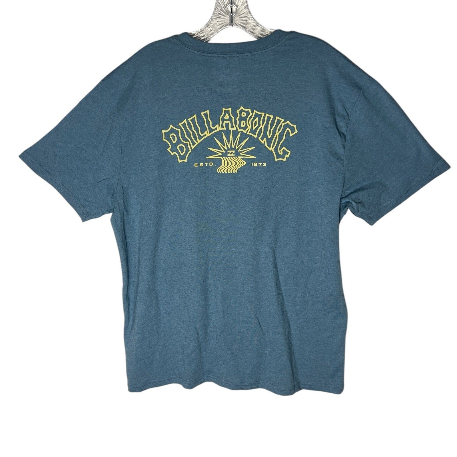 Billabong Mens Graphic Tee Shirt Dark Slate Heather Blue Size Large T-Shirt NWT