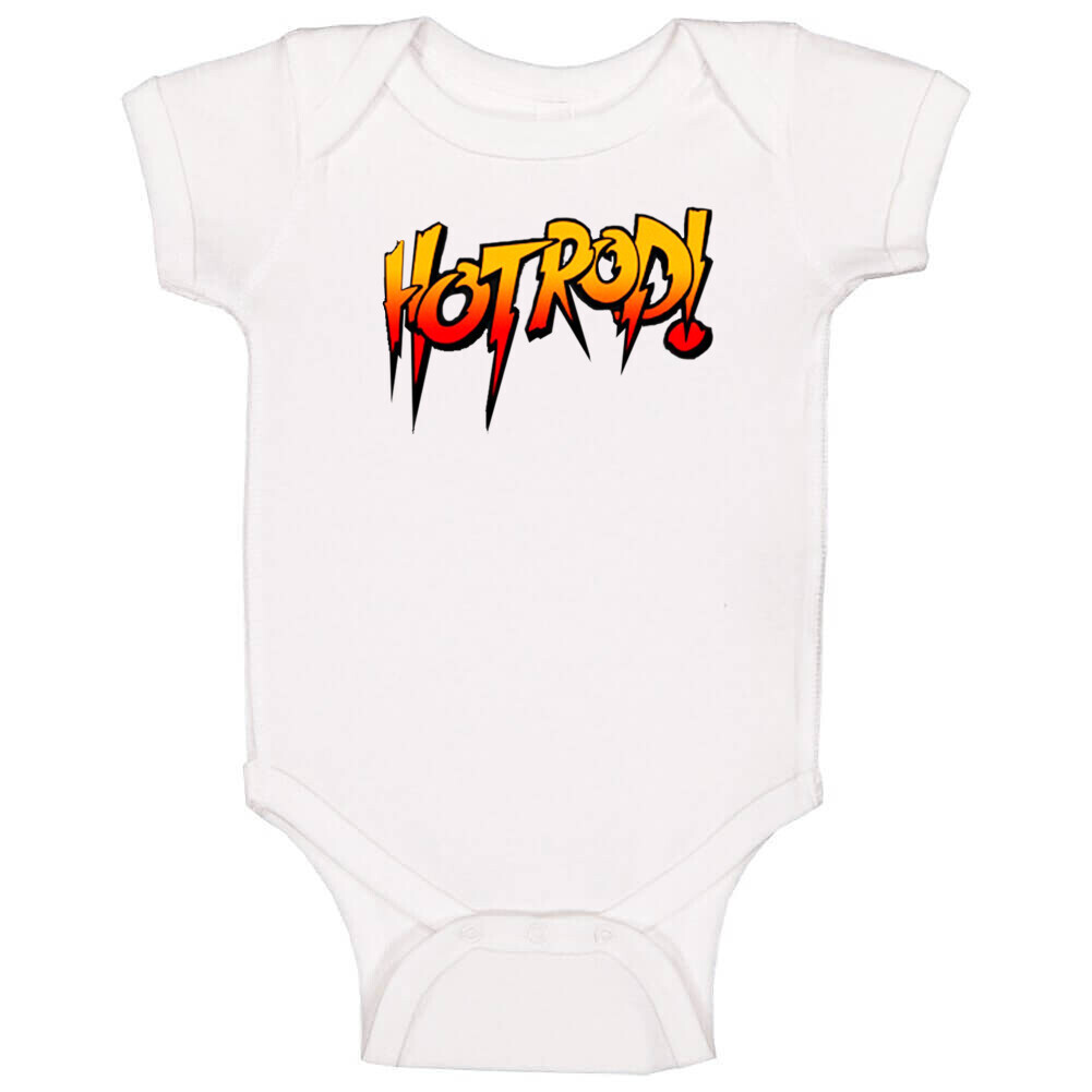 Hot Rod Rowdy Roddy Piper Retro Wrestling Baby One Piece