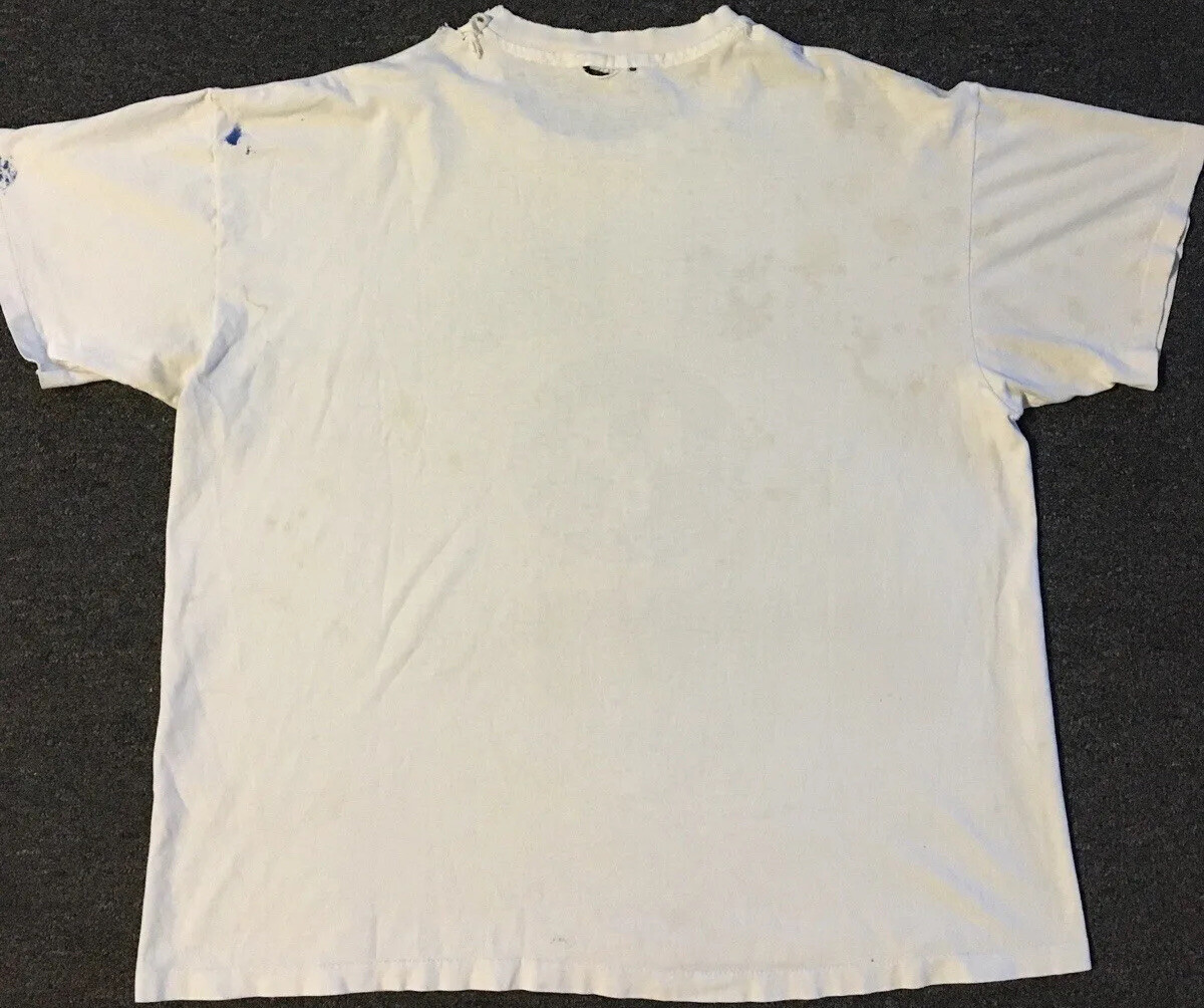Vtg 90s Birmingham Black Barons Thrashed Faded Negro League Shirt XXL Grunge 80s