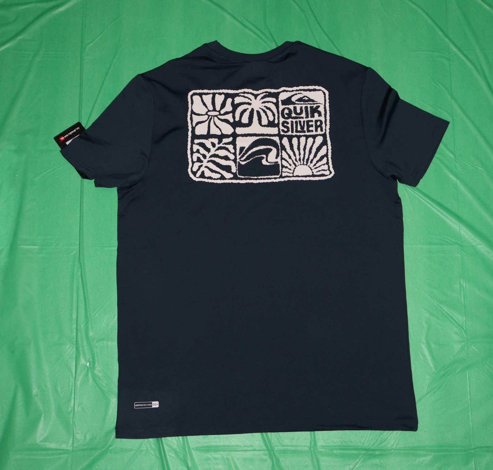 Quiksilver Surf Rashguard Teal Shirt Men’s size M