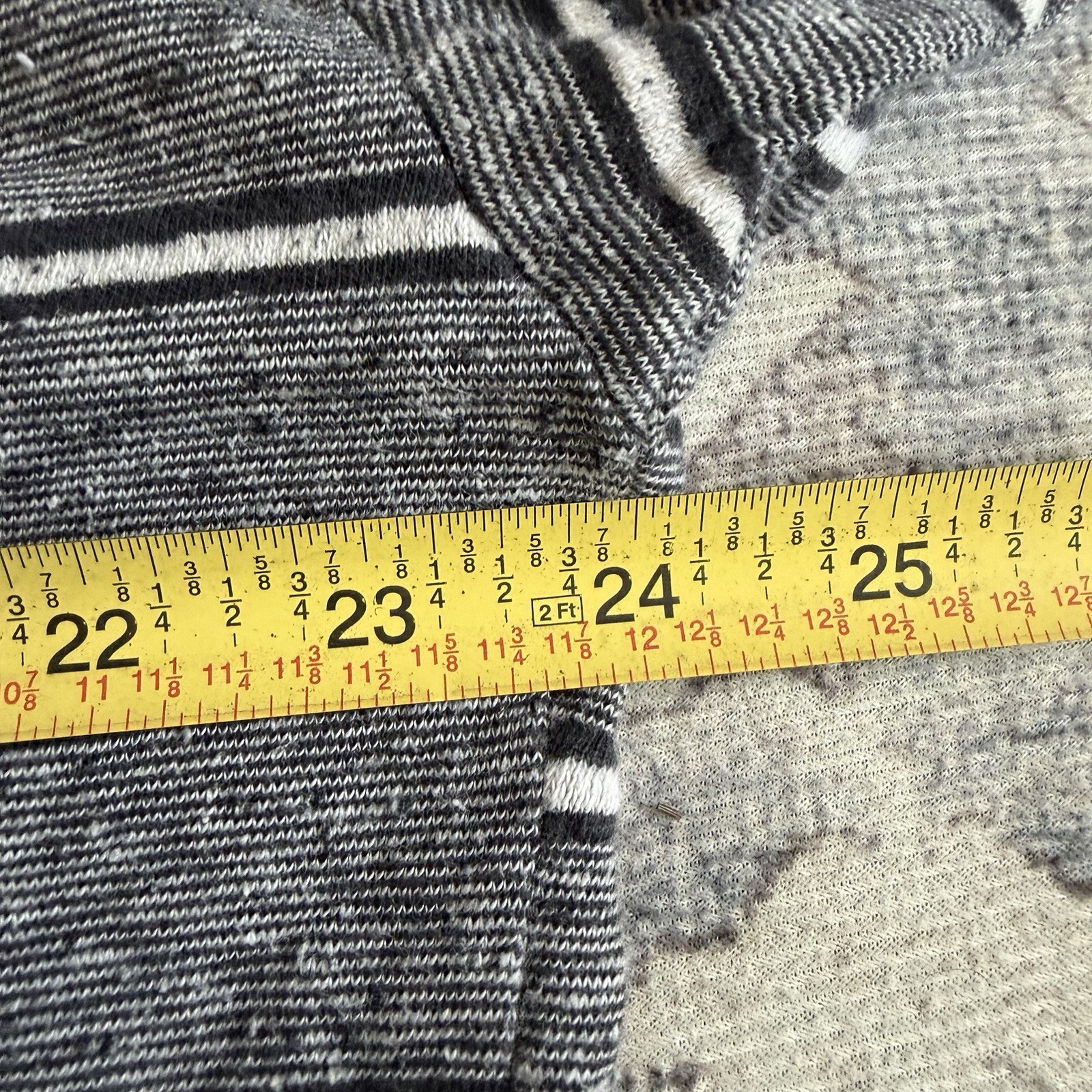 Vintage Guess Jeans Men’s Striped T Shirt Sz XL Black White Made In USA 90s