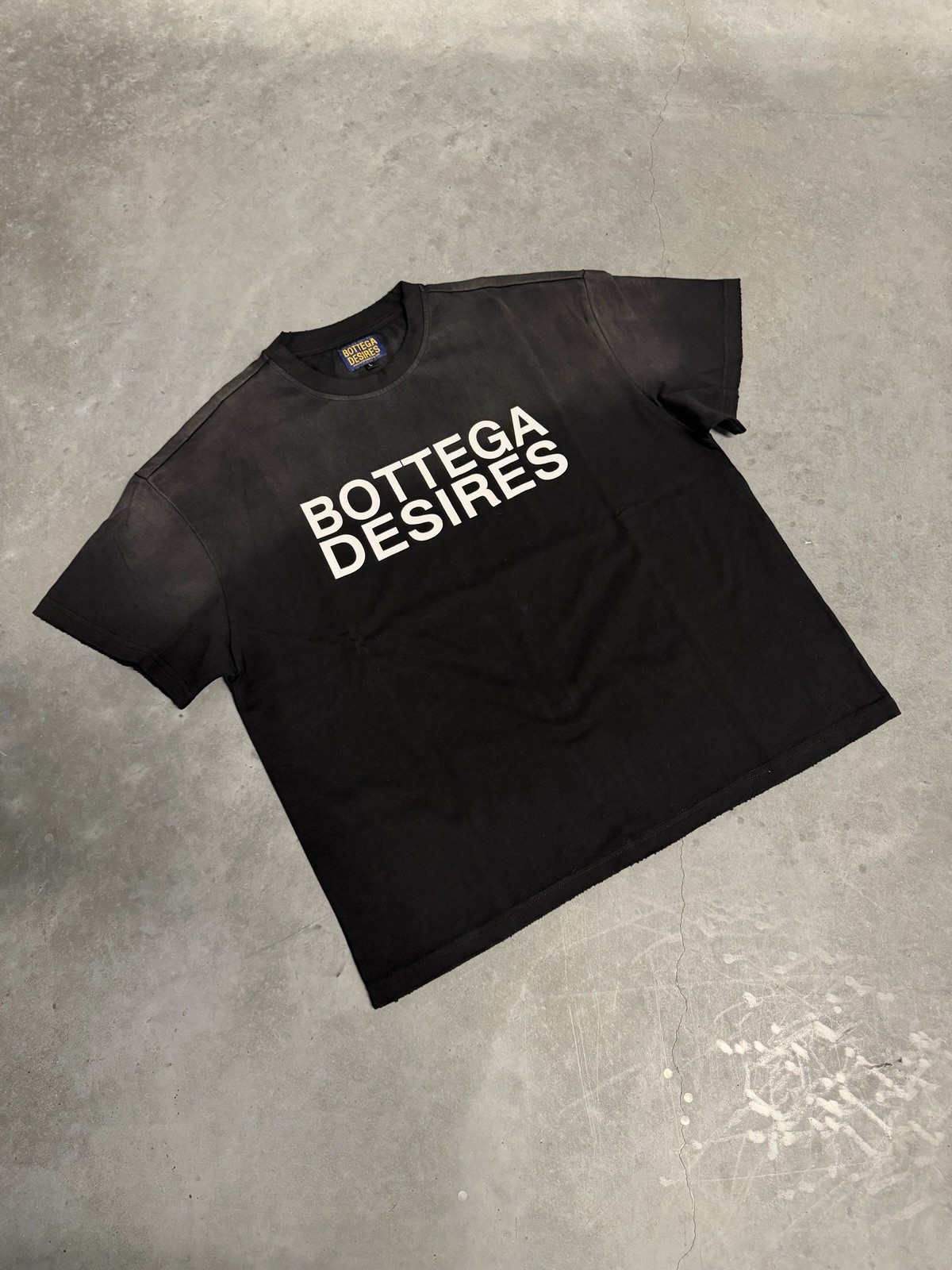 Bottega Desires Souvenir Tee Black 100% AUTHENTIC BRAND NEW FAST SHIPPING