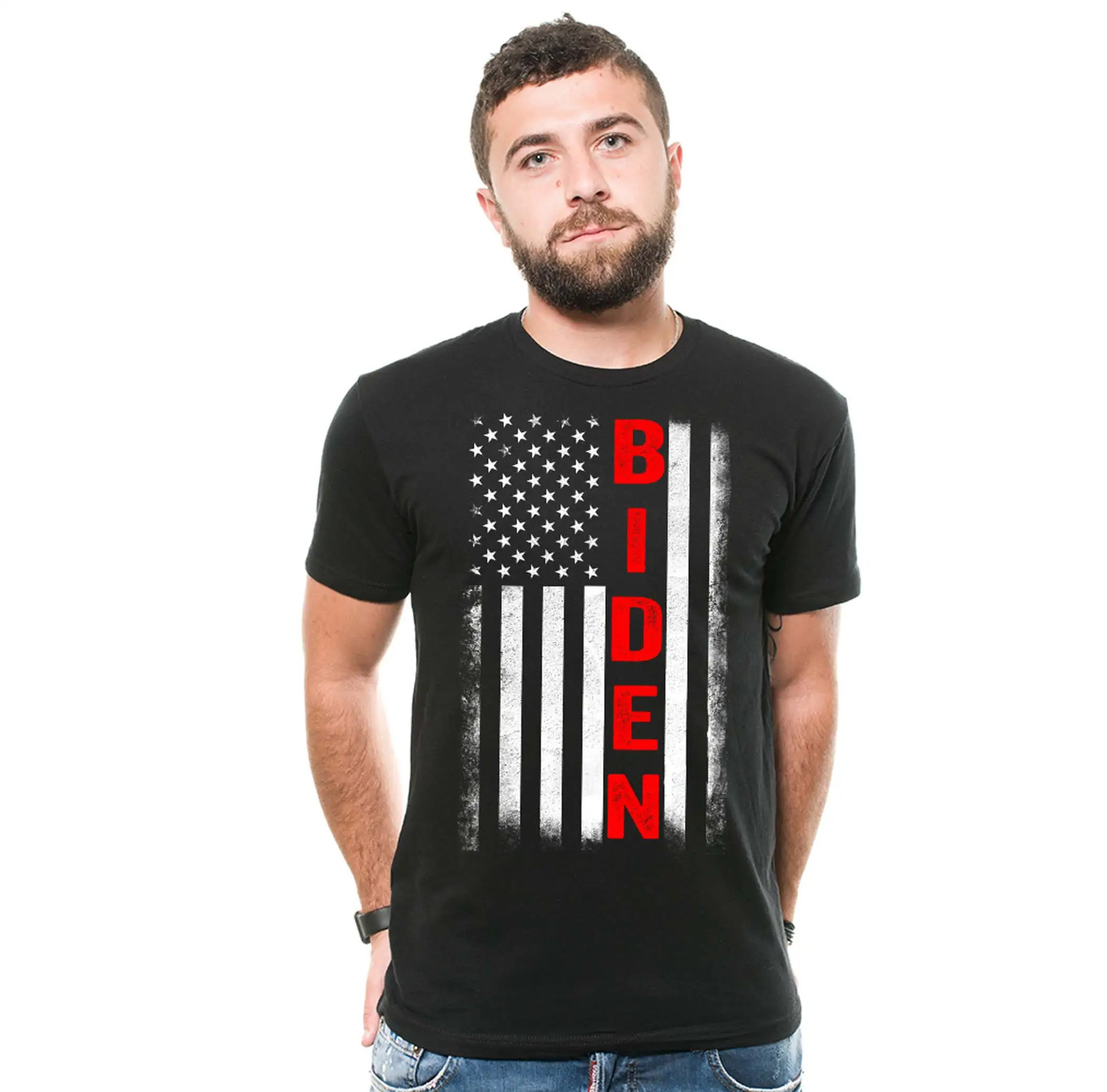 Biden Flag Shirt Biden Patriotic USA Flag Shirt Pro Biden Tees Biden Lover Gift