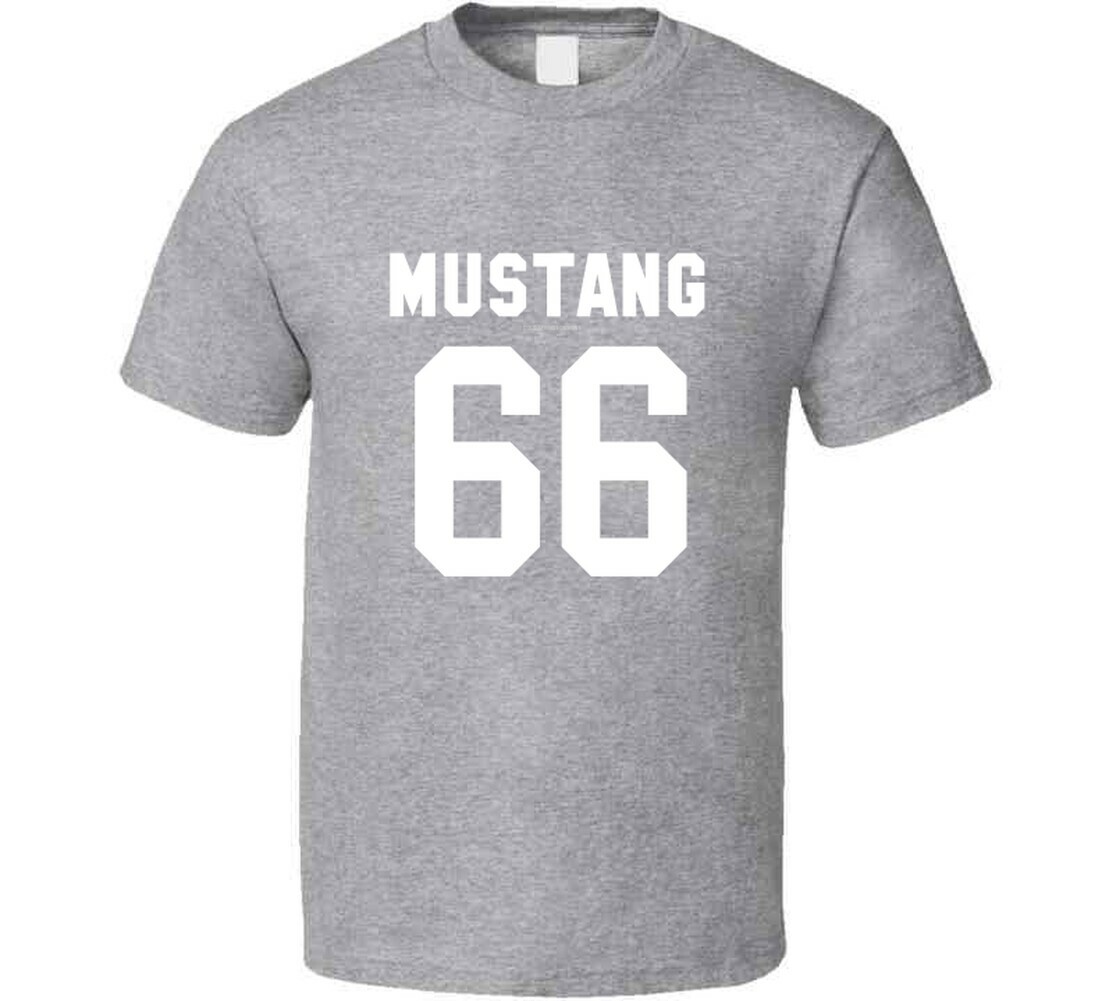 Mustang 66 Jersey Style 1966 Ponycar Gift T Shirt