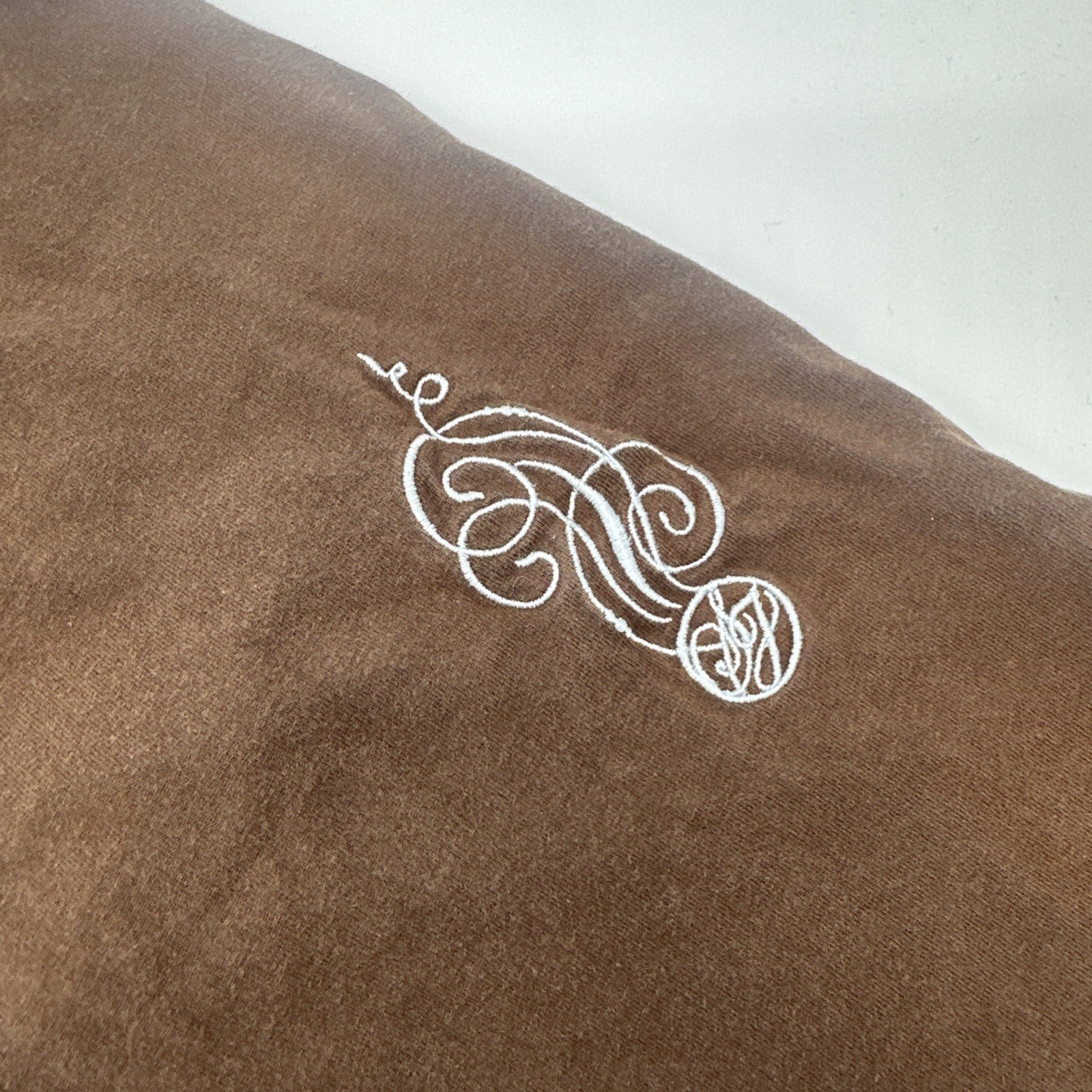 Sean John T-Shirt Men 2XL Brown Graphic Print Logo Embroidered ..#29914