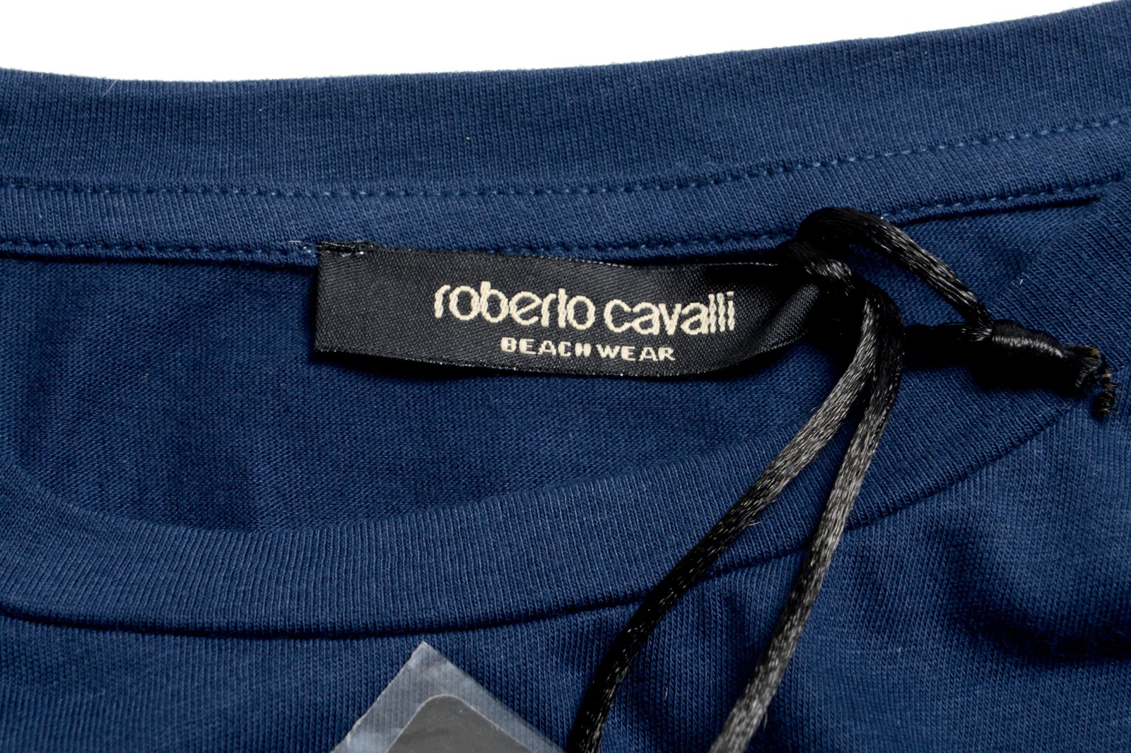 Roberto Cavalli “Beachwear” Men’s Blue Graphic Print T-Shirt US 2XL IT 56