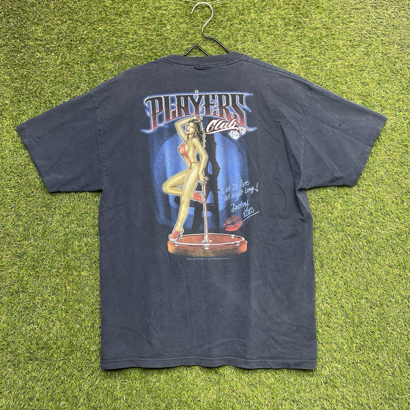 Vintage Carnival Cruises Players Club Shirt Mens Large Wild Winners Faded y2k