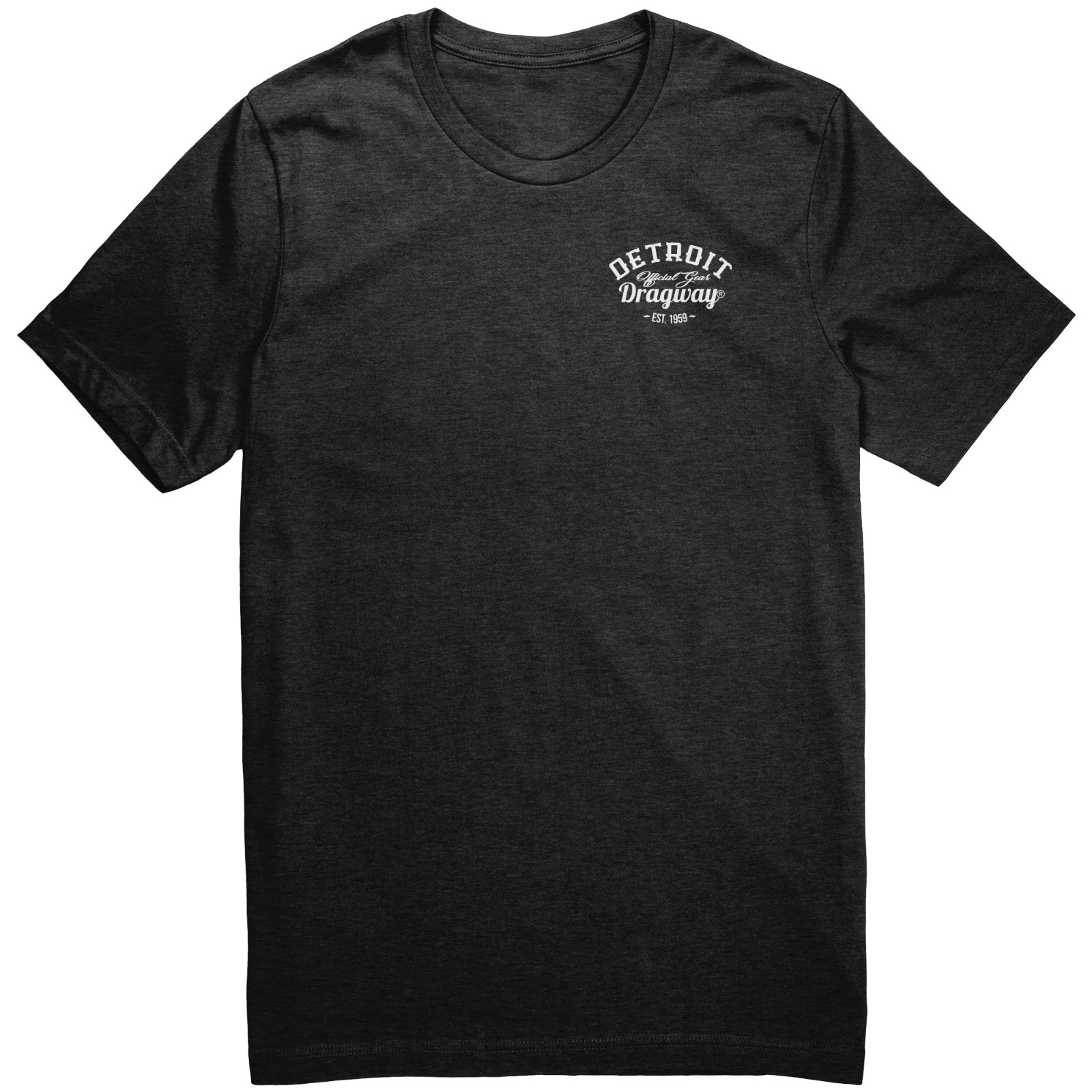 Detroit Dragway® Legends RAMCHARGER Tee #2-Shirt Image on BACK