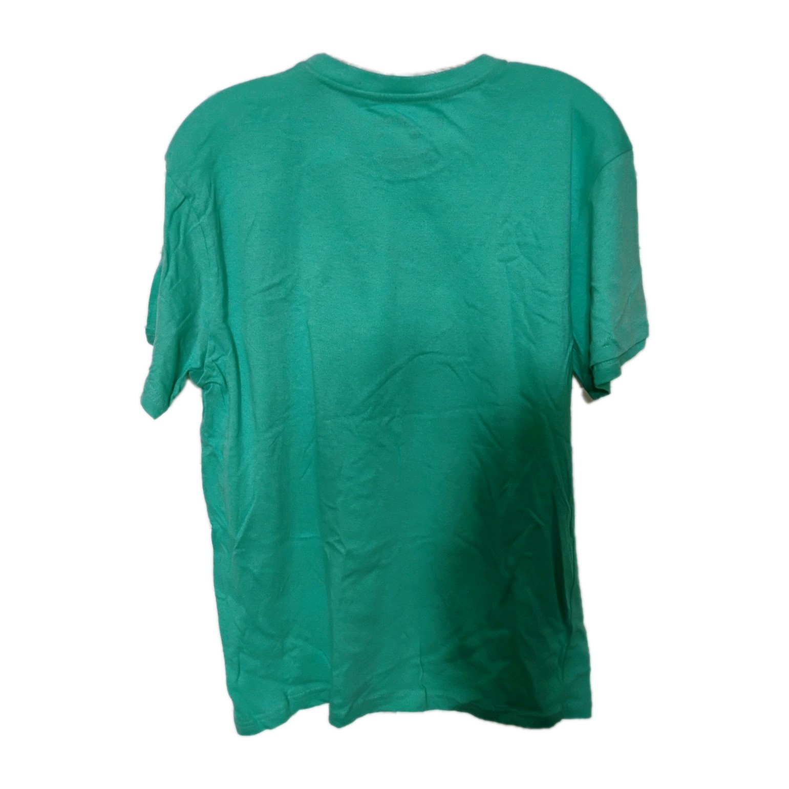 Brooklyn Vertical Men’s Teal Race Car 44 Cotton Short Sleeve Size Medium