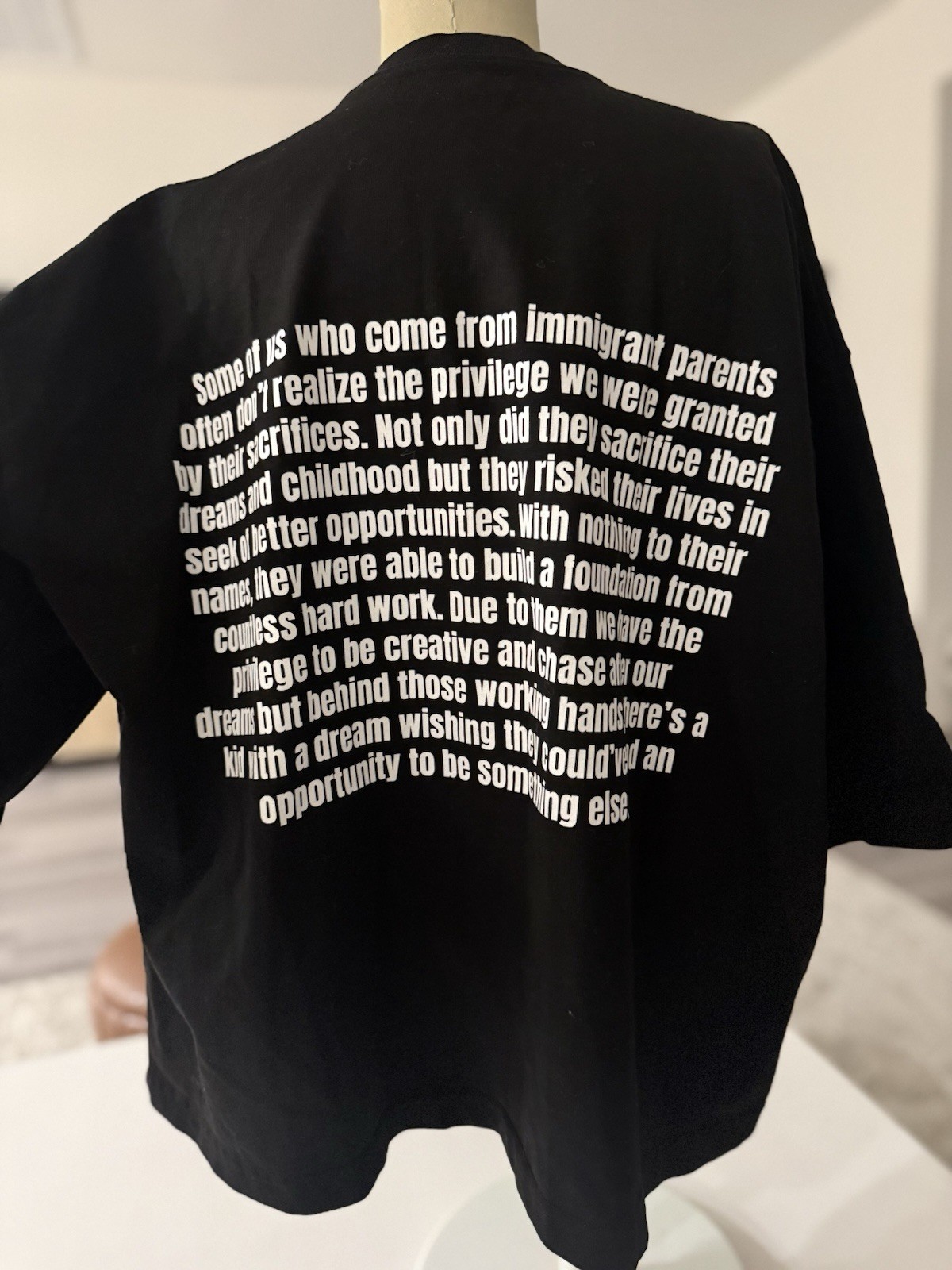 GHETTO RODEO Mexican Immigrant Streetwear Fashion Oversized Tee Shirt Men’s