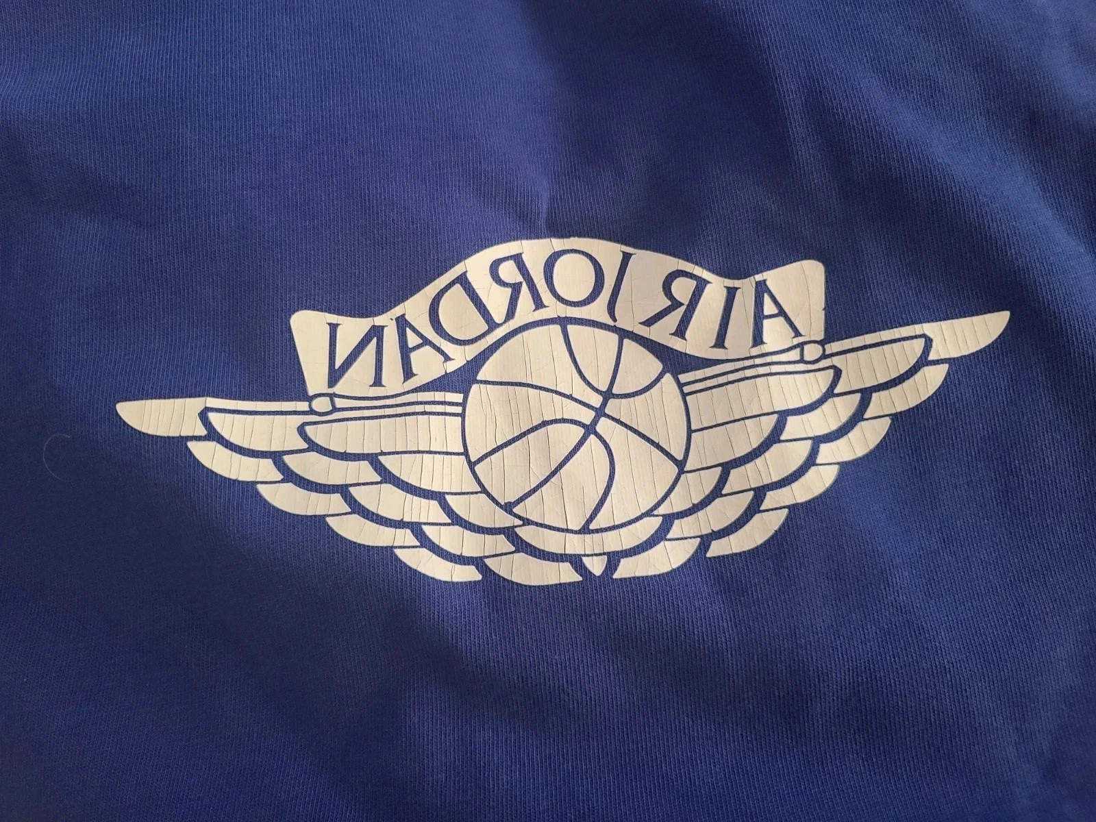 Men’s Size 3XL Nike Jordan Rare Air Distressed Shirt Deep Royal Blue IB3130-485