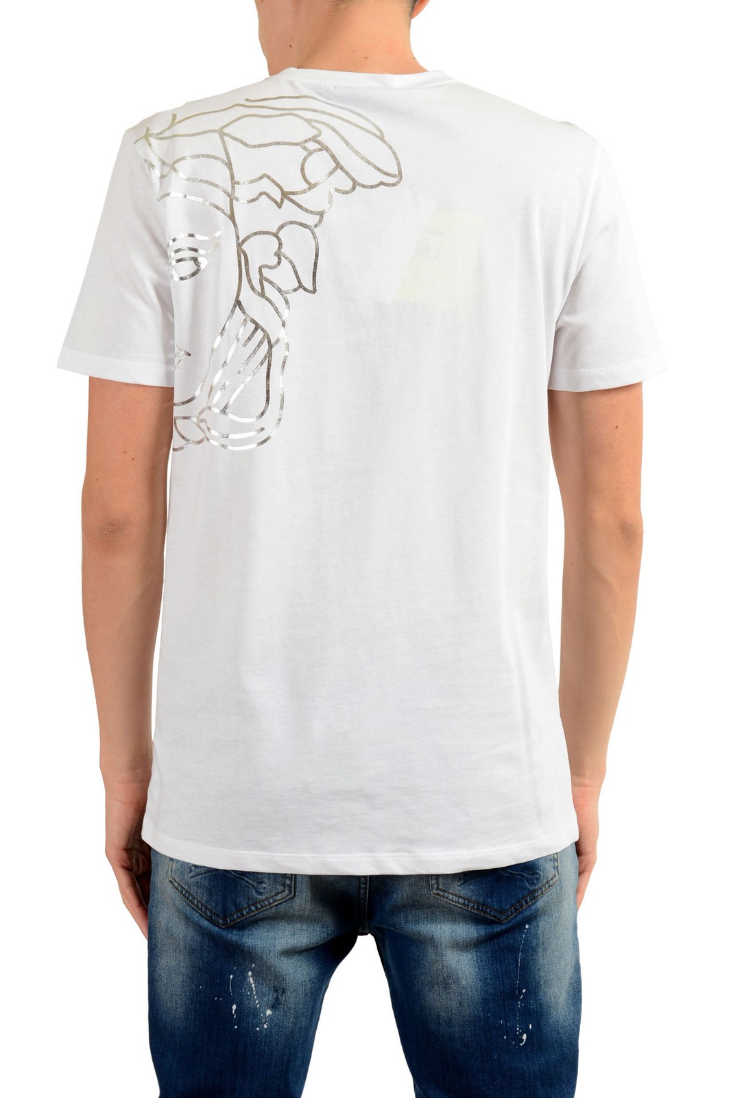 Versace Collection Men’s White Graphic Print T-Shirt Sz S M L XL 2XL