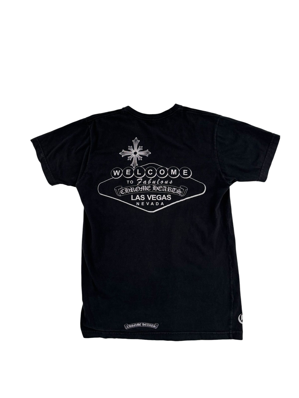 Size M Chrome Hearts Welcome to Las Vegas Tee Black & White