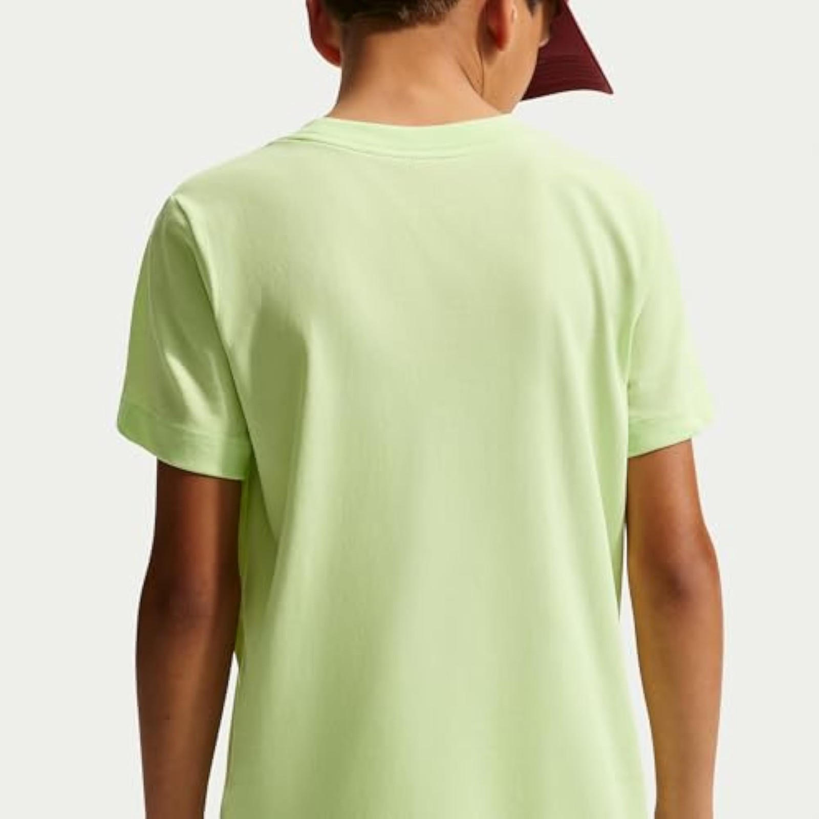 Kylian Mbappe Big Kids’ Dri-FIT T-Shirt (Light Liquid Lime) Size Large – Light L
