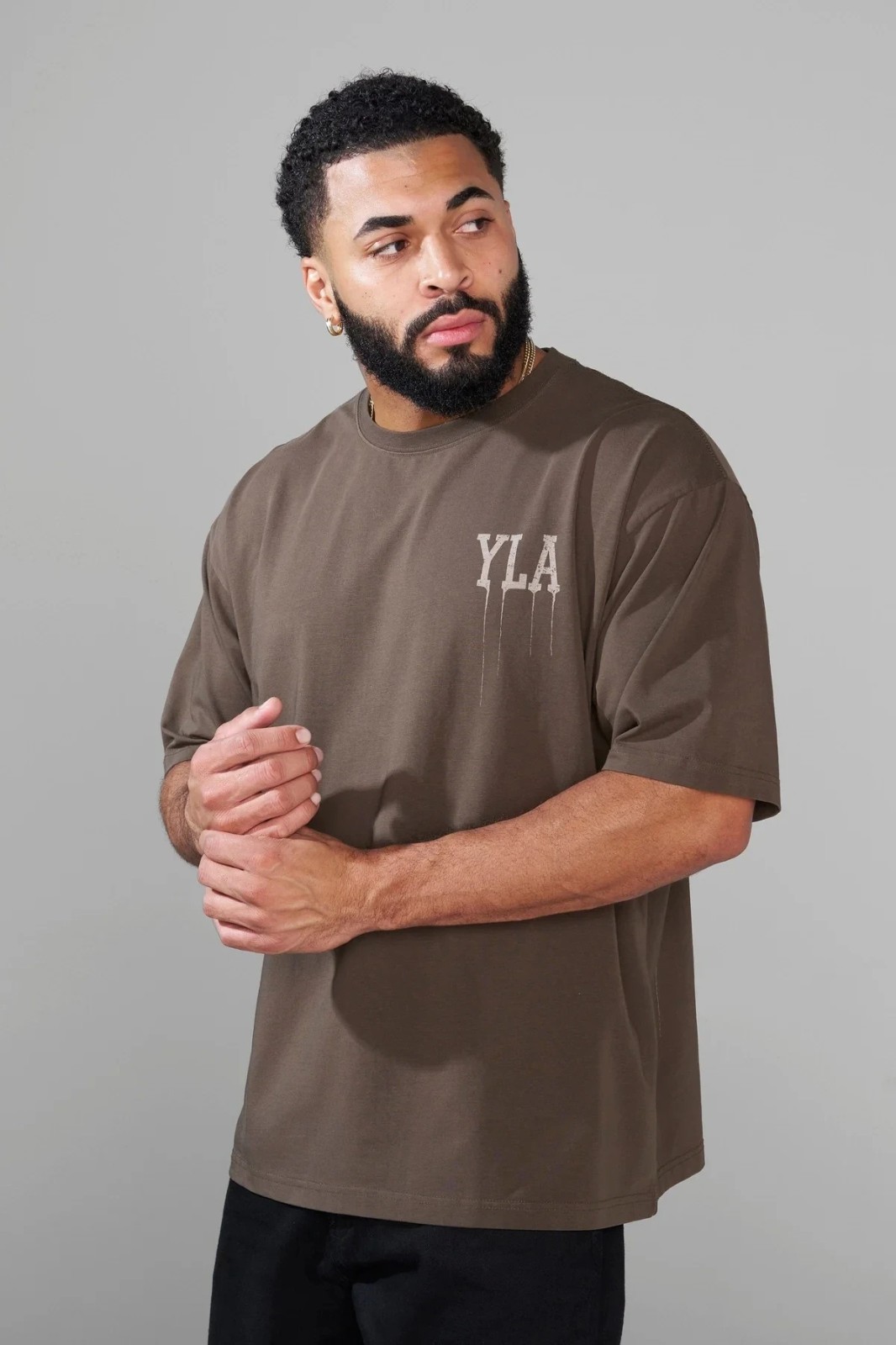 Printed Oversized Stylish Short Sleeved Cotton T-shirt Men & Women Gym Training