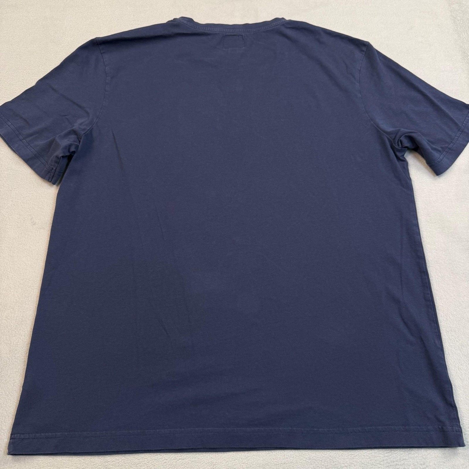 Triumph Shirt Mens 2XL Blue Motorcycles Burnham Arch Logo Graphic Tee Biker