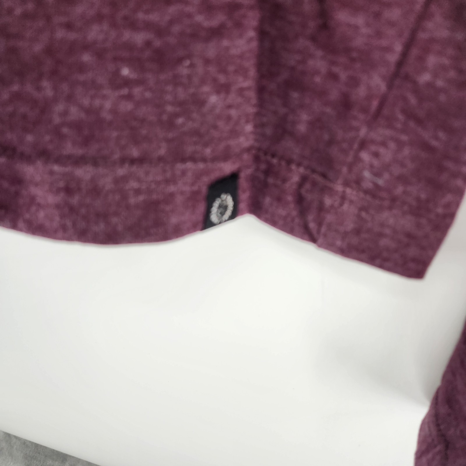 Threads 4 Thought Men’s Burgundy XL Round Horizon Graphic Long Sleeve Tee NWT