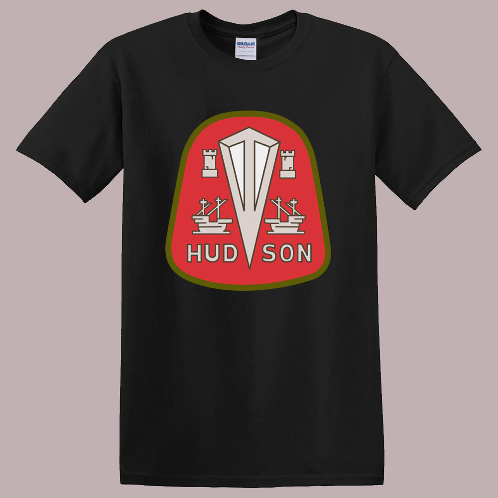 Hudson Classic Car Men’s Black T-Shirt Size S-5XL