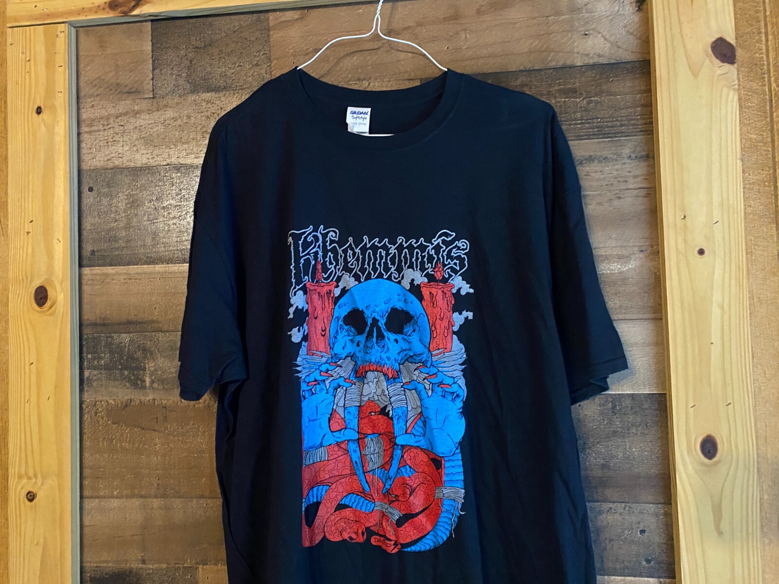 Khemmis T-Shirt Adult 3XL Mens Doom Metal Music Band Big Print Cotton Tee Gildan