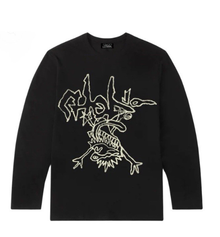 AK studios ‘Into the void’ utopia LS Tee -Travis Scott Homage Collection.