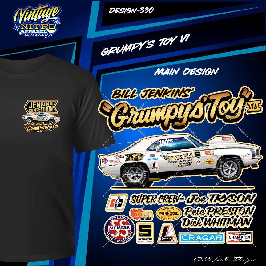 Grumpy’s Toy VI 69 Camaro (330) T-Shirt